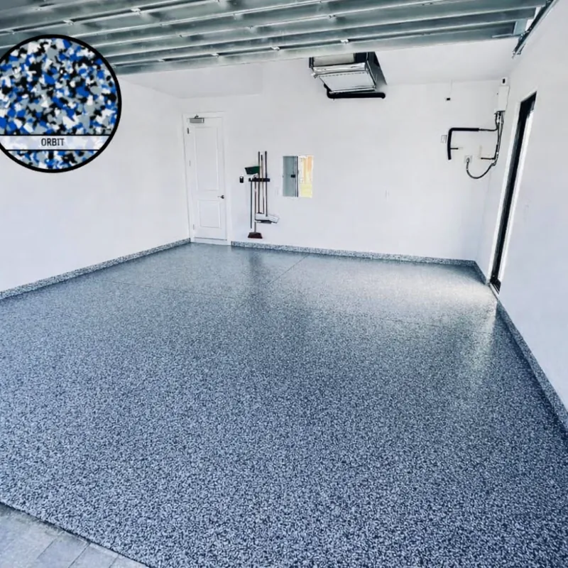 Résine pailletée flake